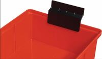 Auszugsperre, NW-Nr.: 9000449244 f.Regalkasten, B.93/152/186mm schwarz PP LA-KA-PE  