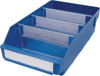 Regalkasten L300xB180xH95mm blau PP