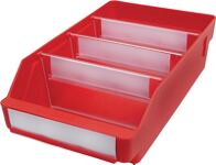 Regalkasten L300xB180xH95mm rot PP