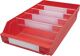 Regalkasten, NW-Nr.: 9000449311 L400xB240xH95mm rot PP   