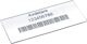 Etikett, NW-Nr.: 9000449334 transp.f.Regalkasten 100, St./Btl.