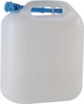 Wasserkanister 22l HD-PE, NW-Nr.: 9000450222 m.Auslaufrohr, H440xB370xT190mm HÜNERSDORFF  