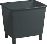 Leichtbaubehälter, NW-Nr.: 9000450270 L790xB605xH680mm PE, (HDPe) basaltgrau CRAEMER m.Ablaufloch/Stopfen  