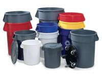 Stapeldeckel Ku.grau, NW-Nr.: 9000450365 D.495mm f.Mehrzwecktonne, 76l RUBBERMAID   