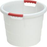 Kunststoffbehälter rd.45l, NW-Nr.: 9000450591 PP natur D490xH380mm, m.Durchfassgr.GRAF natur, lebensmittelecht  