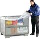 Seitenfaltensack HD-PE, NW-Nr.: 9000451015 naturtrüb 25 µm, B1300+950xL1850mm