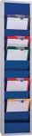 Werkstattplaner, NW-Nr.: 9000451201 H1278xB315xT74mm, ultramarinblau 1-reihig   