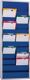 Werkstattplaner, NW-Nr.: 9000451204 H1278xB554xT74mm, ultramarinblau 2-reihig