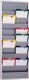 Werkstattplaner, NW-Nr.: 9000451205 H1278xB554xT74mm grau, 2-reihig