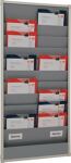 Werkstattplaner, NW-Nr.: 9000451210 H1282xB554xT76mm grau, 2-reihig EICHNER   