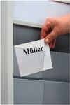 Beschriftgungskarte, NW-Nr.: 9000451218 f.Namensschilder, B123xH98mm VE 20 St.   