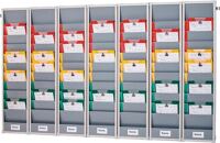 Planungstafel, NW-Nr.: 9000451250 H1282xB1700xT78mm 5, Reihen inkl.Wandprofil EICHNER  