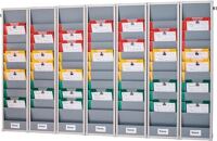 Planungstafel, NW-Nr.: 9000451251 H1282xB2300xT78mm 7, Reihen inkl.Wandprofil EICHNER  