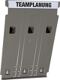 Wandsortierer FLAT, NW-Nr.: 9000451410 Grundmodul hellgrau, B240xT58xH392mm EICHNER