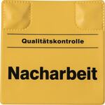 Kennzeichnungspad, NW-Nr.: 9000451501 B110xH110mm gelb, Nacharbeit EICHNER   