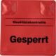 Kennzeichnungspad, NW-Nr.: 9000451502 B110xH110mm rot Gesperrt, EICHNER