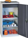 Werkzeug-/Beistellschrank, NW-Nr.: 9000452342 H1000xB500xT500mm, 1Schubl.,2Bd.lichtgrau/en zianblau STUMPF  