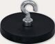 Neodymmagnet D.43mm, NW-Nr.: 9000452705 gummierter, Magnet,m.Hak.D.6,4mm 5St./Karton EICHNER  