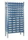 Steckregal, NW-Nr.: 9000453767 H2000xB1000xT300mm, Anbauregal 14 Stahlböden 56 x 1,28 x 2