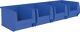 Sichtlagerkastenset, NW-Nr.: 9000453791 H140xB602xT250mm STA, verz.m.Sichtlagerk.4xMK4 blau MAUSER
