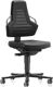 Arbeitsdrehstuhl Nexxit, NW-Nr.: 9000454233 Rl.Kunstlederpolster, schwarz grau 450-600mm BIMOS  