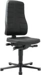 Arbeitsdrehstuhl Highline, NW-Nr.: 9000454250 Bodengleiter, Integralschaum schwarz 450-600mm BIMOS  