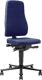 Arbeitsdrehstuhl, NW-Nr.: 9000454255 All-In-One Highline, Rollen Stoffpolster blau 450-600mm BIMOS