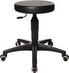 Drehhocker Tec 70, NW-Nr.: 9000454314 m.Rl.Kunstlederpolster, schwarz Sitz-H.390-520mm TOPSTAR  
