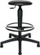 Drehhocker m.Gleiter, NW-Nr.: 9000454316 Kunstlederpolster schwarz, Sitz-H.540-800mm TOPSTA   
