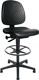 Arbeitsdrehstuhl TEC 40, NW-Nr.: 9000454327 Counter, Bodengleiter+Fußring Polyurethanschaum schwarz, 590-840mm TOPSTAR  