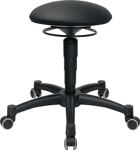 Drehhocker Body Balance, NW-Nr.: 9000454328 m.Rl.Kunstlederpolster, schwarz Sitz-H.420-550mm TOPSTAR  