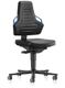Arbeitsdrehstuhl Nexxit, NW-Nr.: 9000454333 Rl.Grifffarbe blau, Kunstlederpolster 450-600mm BIMOS  