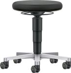 Drehhocker, NW-Nr.: 9000454492 Rl.Stoffpolster schwarz, Sitz-H.450-650mm Stoff BIMOS  