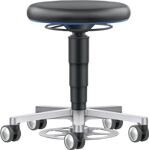 Drehhocker Rl.Kunstleder, NW-Nr.: 9000454493 schwarz, Sitz-H.480-650mm BIMOS   