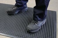 Arbeitsplatzbodenbelag, NW-Nr.: 9149455477 Fertigmatte, L1200xB900xS15mm schwarz PUR COBA  