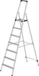 Stufenstehleiter 7 Stufen, NW-Nr.: 9000460024 Alu.Leiterlänge 2250mm, Stufen-Holmverbindung geschraubt GÜNZBURGER  