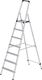 Stufenstehleiter 7 Stufen, NW-Nr.: 9000460024 Alu.Leiterlänge 2250mm, Stufen-Holmverbindung geschraubt GÜNZBURGER  