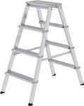 Stufenstehleiter 2x4, NW-Nr.: 9000460036 Stufen Alu.Leiterlänge, 930mm Stufen-Holmverbindung, geschraubt GÜNZBURGER  