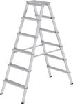 Stufenstehleiter 2x6, NW-Nr.: 9000460038 Stufen Alu.Leiterlänge, 1390mm Stufen-Holmverbindung, geschraubt GÜNZBURGER  