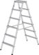 Stufenstehleiter 2x6, NW-Nr.: 9000460038 Stufen Alu.Leiterlänge, 1390mm Stufen-Holmverbindung, geschraubt GÜNZBURGER  
