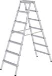 Stufenstehleiter 2x7, NW-Nr.: 9000460039 Stufen Alu.Leiterlänge, 1630mm Stufen-Holmverbindung, geschraubt GÜNZBURGER  