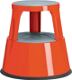 Rollhocker Stahlblech rot Trgf.150kg H410xD.433/283mm