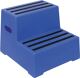 Schwerlasttritt Stufen 2, NW-Nr.: 9000460206 Plattform-H.420mm Ku.blau   