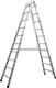 Stehleiter 2x10 Sprossen Alu.Leiterlänge 2950mm Arbeits-H.b.ca.4200mm GÜNZBURGER