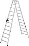 Stufenstehleiter 2x12, NW-Nr.: 9000460509 Stufen, Alu.Gesamt-H.2790mm GÜNZBURGER  