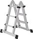 Teleskopleiter Alu.4x3, NW-Nr.: 9150460524 Sprossen, max.Gesamtbelastung 150kg GÜNZBURGER  
