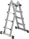 Teleskopleiter Alu.4x4, NW-Nr.: 9150460525 Sprossen, max.Gesamtbelastung 150kg GÜNZBURGER  