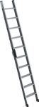 Anlegeleiter Alu. 10, NW-Nr.: 9150460562 Stufen Arbeitshöhe, b. 3800mm m.ergo-pad-Griffzone  