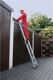 Anlegeleiter Alu.14 Stufen Arbeits-H.b.ca.4800mm m.ergo-pad-Griffzone