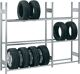 Stufenstehleiter 2x7, NW-Nr.: 9000462043 Stufen, Alu.elox.Gesamt-H.1660mm ZARGES  